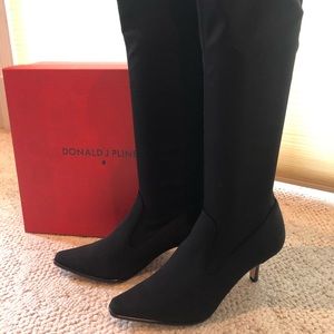 Donald J Pliner Stretch Nylon knee high boots